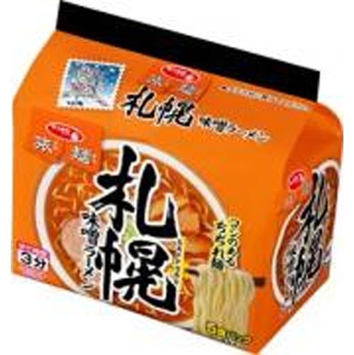 サッポロ一番 旅麺 札幌味噌ラーメン５食 □お取り寄せ品 【購入入数１８個】