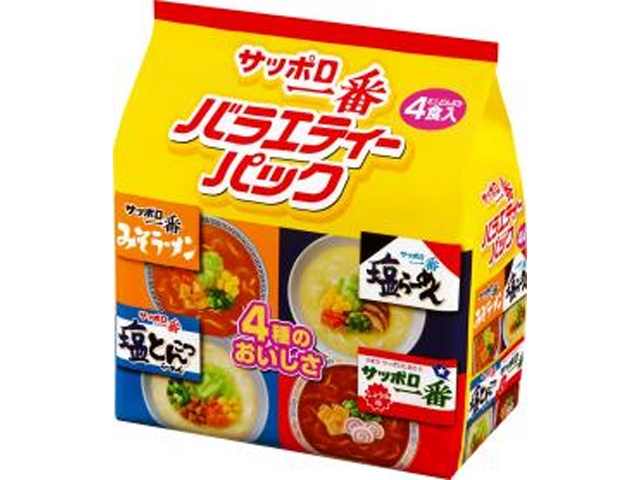 サッポロ一番 ミニどんぶりバラエティー４食 【新商品 10/6 発売】 □お取り寄せ品 【購入入数６個】