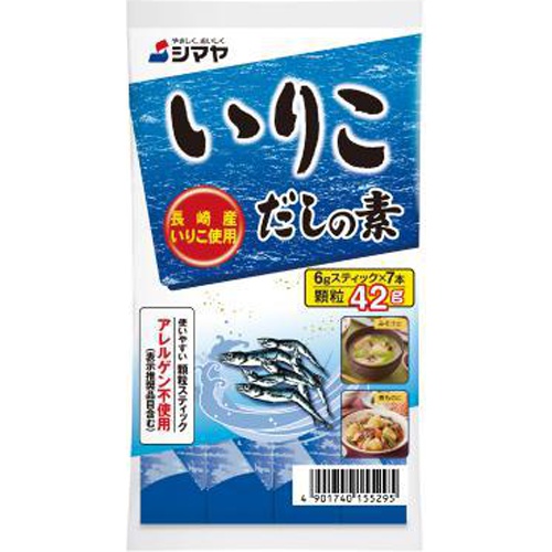 シマヤ いりこだしの素 ６ｇｘ７本 【今月の特売 調味料】 【購入入数１０個】