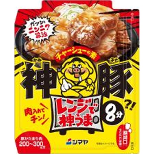 シマヤ レンジで神うま神豚チャーシュー ８０ｇ 【今月の特売 インスタント】 □お取り寄せ品 【購入入数４０個】