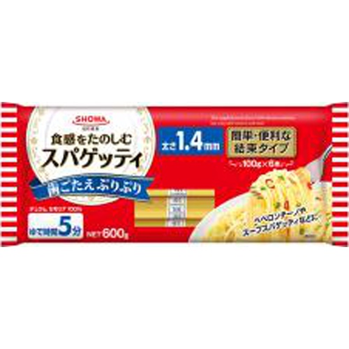昭和 結束スパゲッティ１．４ｍｍ６００ｇ  【購入入数２４個】