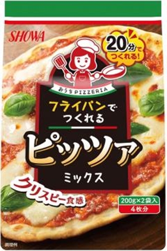 昭和 フライパンで作れるピッツァミックス ４００ｇ □お取り寄せ品 【購入入数２４個】