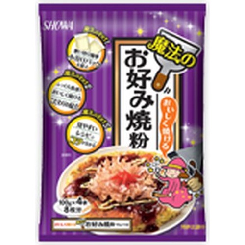昭和 魔法のお好み焼粉 ４００ｇ 【今月の特売 乾物】 □お取り寄せ品 【購入入数２４個】