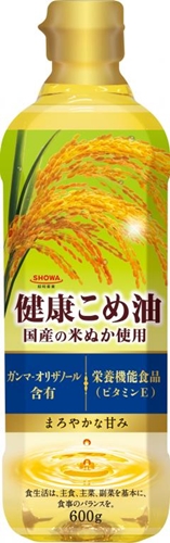 昭和 健康こめ油 ６００ｇ 【今月の特売 調味料】 □お取り寄せ品 【購入入数１０個】