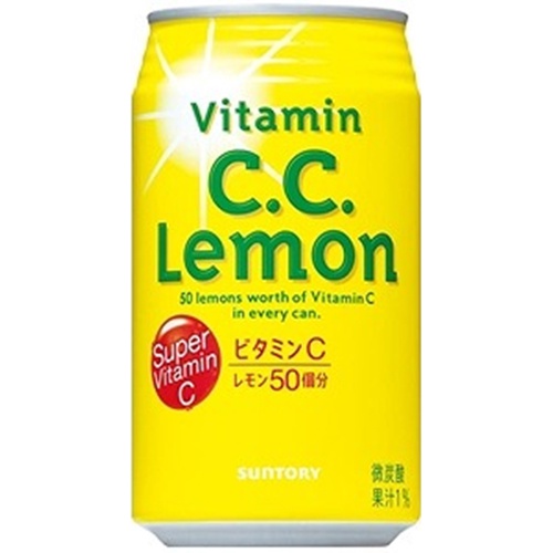 サントリーフーズ Ｃ．Ｃ．レモン ３５０ｍｌスチール缶 【今月の特売 飲料水】 △ 【購入入数２４個】