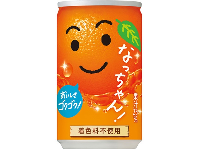 なっちゃんオレンジ 缶１６０ｇ 【新商品 10/1 発売】 □お取り寄せ品 【購入入数３０個】