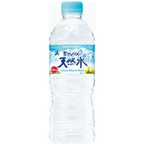 サントリーフーズ 天然水Ｐ５５０ｍｌ（南アルプス）手売用 【今月の特売 飲料水】 △ 【購入入数２４個】