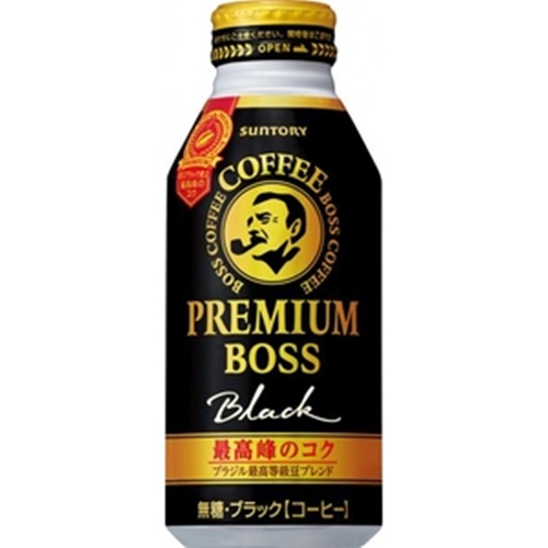 プレミアムボス ブラックＨ・Ｃ兼用 Ｂ缶３９０ｇ 【今月の特売 飲料水】 □お取り寄せ品 【購入入数２４個】