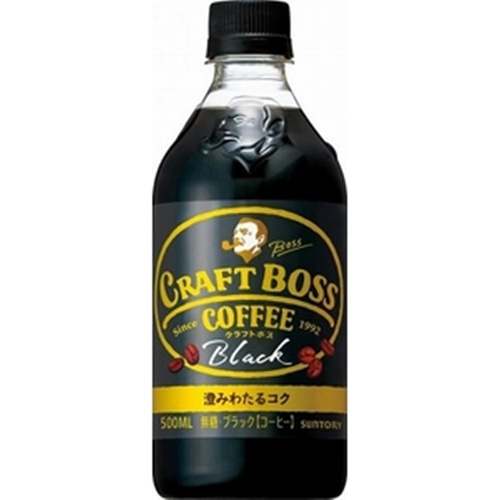 ボス クラフトボス ブラックＰ５００ｍｌ 【今月の特売 飲料水】 △ 【購入入数２４個】