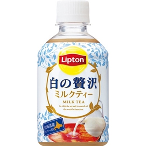 リプトン 白の贅沢ミルクティーＰ２８０ｍｌ 【今月の特売 飲料水】 △ 【購入入数２４個】