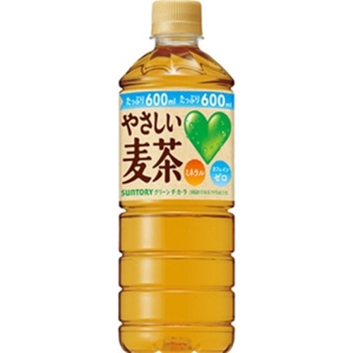 ＧＲＥＥＮダカラ やさしい麦茶自販機用Ｐ６００ｍｌ 【今月の特売 飲料水】 【購入入数２４個】（商品ダミーの対応はしておりません）