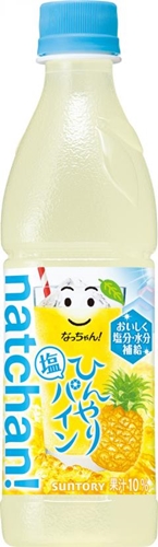 なっちゃん ひんやり塩パイン Ｐ４２５ｍｌ □お取り寄せ品 【購入入数２４個】