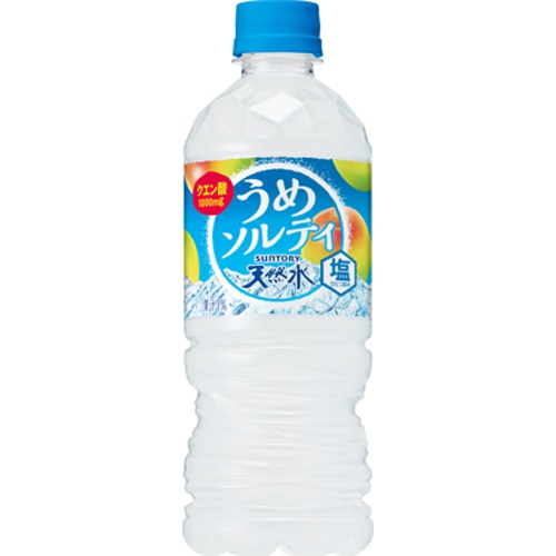 サントリーフーズ 天然水うめソルティＰ５４０ｍｌ □お取り寄せ品 【購入入数２４個】