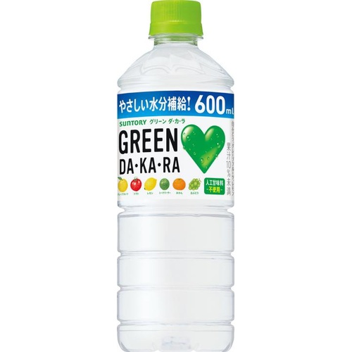 ＧＲＥＥＮダカラ 自販機用Ｐ６００ｍｌ 【今月の特売 飲料水】 【購入入数２４個】（商品ダミーの対応はしておりません）