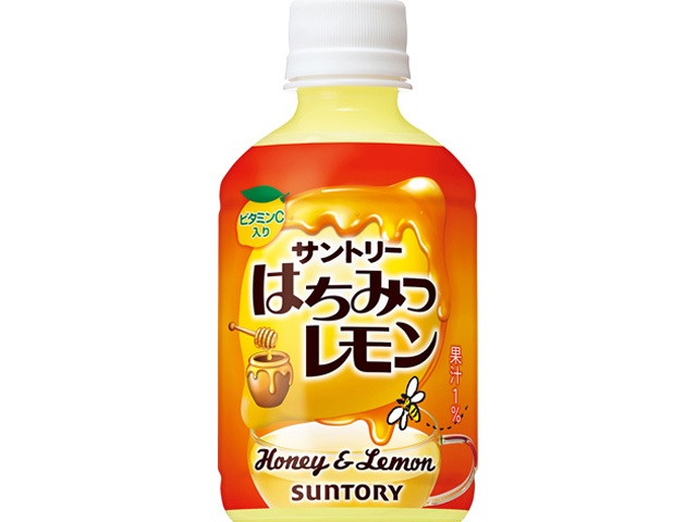 サントリーはちみつレモンＰ２８０ｍｌ（冷温兼用） 【今月の特売 飲料水】 □お取り寄せ品 【購入入数２４個】