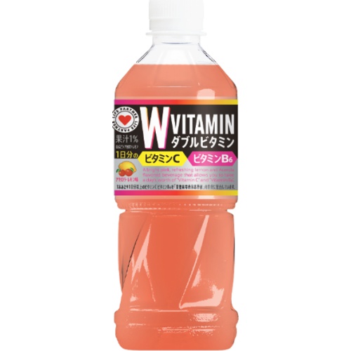 サントリーＤＡＫＡＲＡ Ｗビタミン Ｐ５００ｍｌ 【今月の特売 飲料水】 △ 【購入入数２４個】