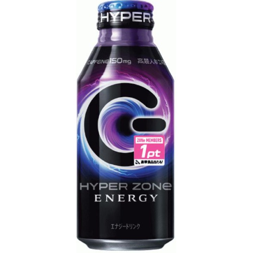 ＨＹＰＥＲ ＺＯＮｅ エネルギーＢ缶４００ｍｌ □お取り寄せ品 【購入入数２４個】