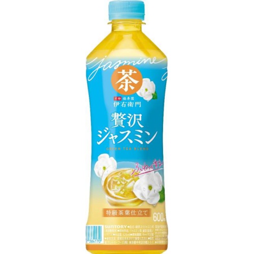 サントリーフーズ 伊右衛門 贅沢ジャスミンＰ６００ｍｌ 【今月の特売 飲料水】 △ 【購入入数２４個】