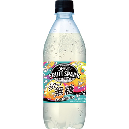 サントリー 天然水ＳＰＡＲＫグレフル Ｐ５００ｍｌ 【今月の特売 飲料水】 □お取り寄せ品 【購入入数２４個】