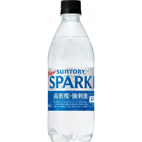 サントリー 天然水 スパークリングＰ５００ｍｌ 【今月の特売 飲料水】 △ 【購入入数２４個】
