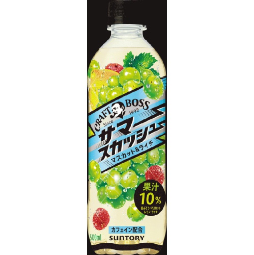 クラフトボス サマースカッシュＰ５００ｍｌ □お取り寄せ品 【購入入数２４個】