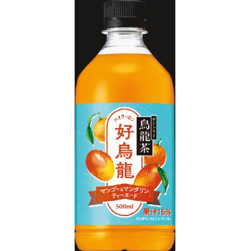 サントリー 好烏龍マンゴー＆マンダリンＰ５００ 【今月の特売 飲料水】 【購入入数２４個】