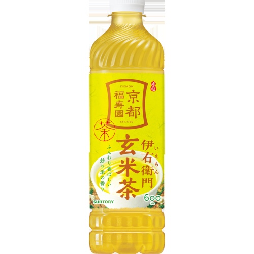 伊右衛門 玄米茶（手売り用）Ｐ６００ｍｌ 【新商品 3/18 発売】 【今月の特売 飲料水】 △ 【購入入数２４個】