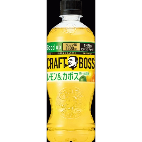 クラフトボス レモン＆カボス手売用Ｐ５００ｍｌ 【新商品 4/1 発売】 【今月の特売 飲料水】 □お取り寄せ品 【購入入数２４個】