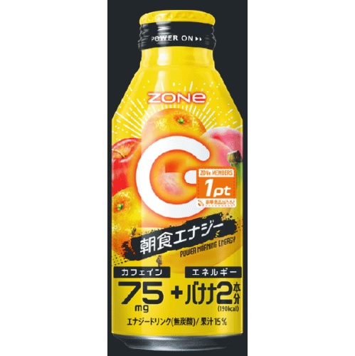ＺＯＮｅ パワーモーニングエナジー Ｂ缶４００ｍｌ 【新商品 4/8 発売】 △ 【購入入数２４個】