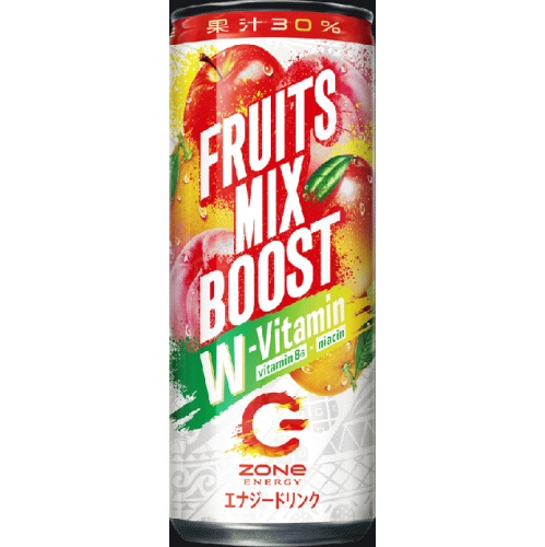 ＺＯＮｅ フルーツミックスブースト 缶２４０ｇ □お取り寄せ品 【購入入数３０個】