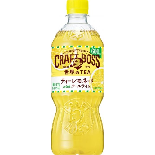 クラフトボス ティーレモネード手売用 Ｐ６００ｍｌ 【新商品 3/18 発売】 【今月の特売 飲料水】 △ 【購入入数２４個】