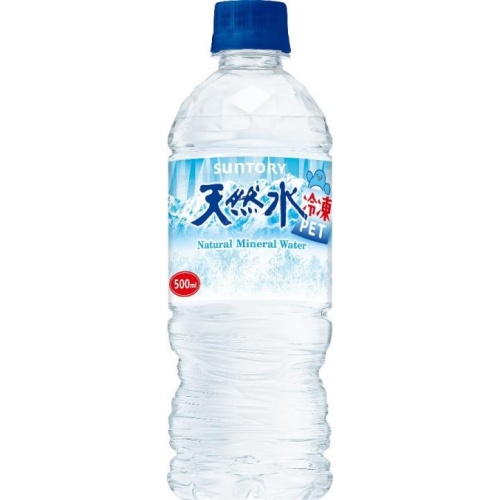 サントリー 天然水 冷凍Ｐ５００ｍｌ 【新商品 4/1 発売】 【今月の特売 飲料水】 □お取り寄せ品 【購入入数２４個】