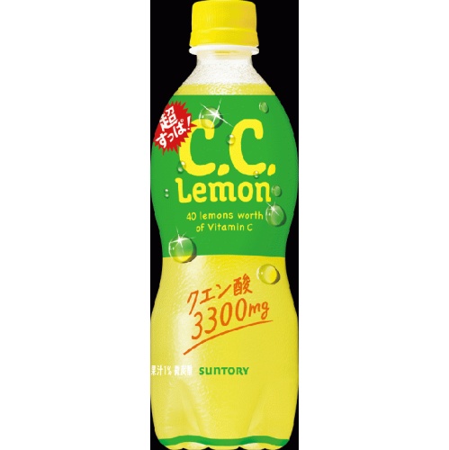 超すっぱ Ｃ．Ｃ．レモン Ｐ５００ｍｌ 【新商品 4/29 発売】 【今月の特売 飲料水】 □お取り寄せ品 【購入入数２４個】