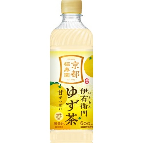 サントリー 伊右衛門ゆず茶 Ｐ６００ｍｌ 【新商品 5/27 発売】 【今月の特売 飲料水】 □お取り寄せ品 【購入入数２４個】