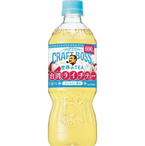 クラフトボス 台湾ライチティー（手売り用）Ｐ６００ 【新商品 5/27 発売】 【今月の特売 飲料水】 【購入入数２４個】
