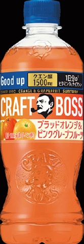 クラフトボス ブラッドオレンジ＆ピンクＧＦＰ５００ 【新商品 9/16 発売】 【今月の特売 飲料水】 □お取り寄せ品 【購入入数２４個】