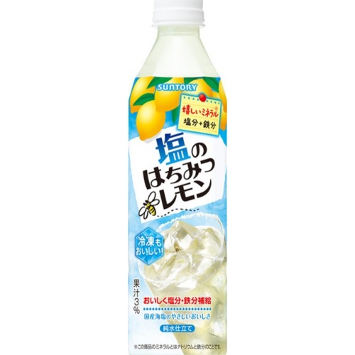 塩のはちみつレモン（冷凍兼用）Ｐ４９０ｍｌ 【新商品 5/13 発売】 【今月の特売 飲料水】 △ 【購入入数２４個】