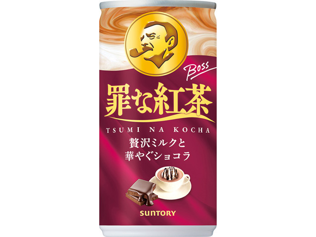 ボス 罪な紅茶 １８５ｇ 【新商品 9/9 発売】 【今月の特売 飲料水】 □お取り寄せ品 【購入入数３０個】