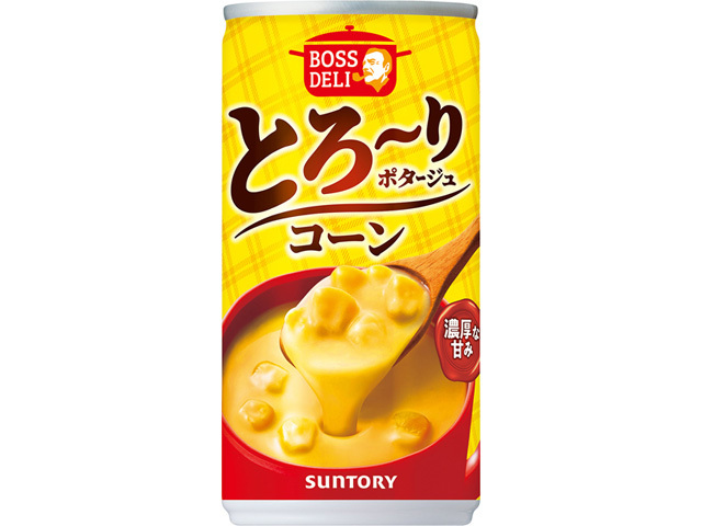 ボスデリ とろーりポタージュコーン １８５ｇ 【新商品 9/9 発売】 【今月の特売 飲料水】 □お取り寄せ品 【購入入数３０個】