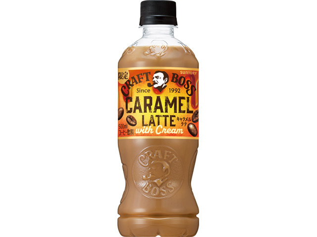 クラフトボス キャラメルラテ Ｐ５００ｍｌ 【新商品 10/14 発売】 【今月の特売 飲料水】 □お取り寄せ品 【購入入数２４個】