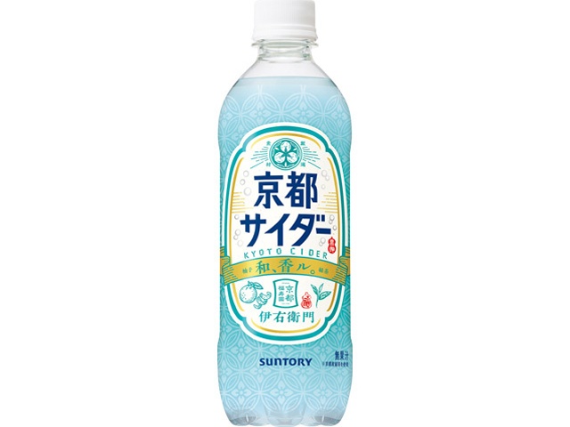 伊右衛門 京都サイダー Ｐ５００ｍｌ 【新商品 9/16 発売】 【今月の特売 飲料水】 【購入入数２４個】