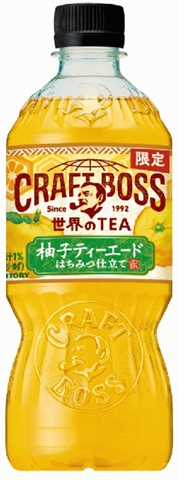 クラフトボス 世界のTEA柚子ティーエードP600 【新商品 10/28 発売】 【今月の特売 飲料水】 【購入入数24個】