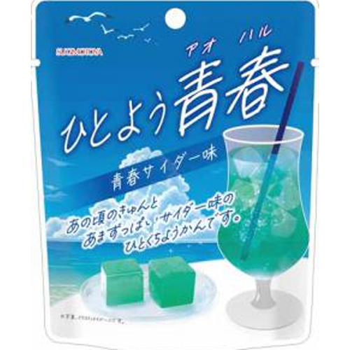 杉本屋 ひとようアオハル 青春サイダー味８０ｇ 【新商品 3/4 発売】 □お取り寄せ品 【購入入数２０個】