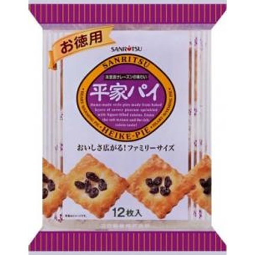 三立製菓 お徳用平家パイ １２枚 【新商品 3/10 発売】 △ 【購入入数１２個】