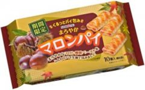 三立製菓 まろやかマロンパイ １０個 【購入入数１２個】