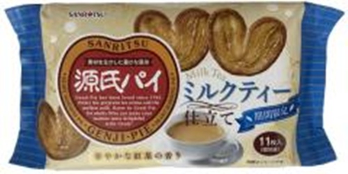 三立製菓 源氏パイミルクティー仕立て１１枚 【新商品 12/8 発売】【数量限定】【受注締 9/26】 □お取り寄せ品 【購入入数１２個】
