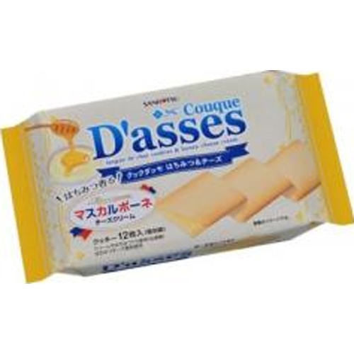 三立製菓 クックダッセ はちみつ＆チーズ１２枚 【新商品 4/14 発売】【数量限定】  【購入入数１２個】