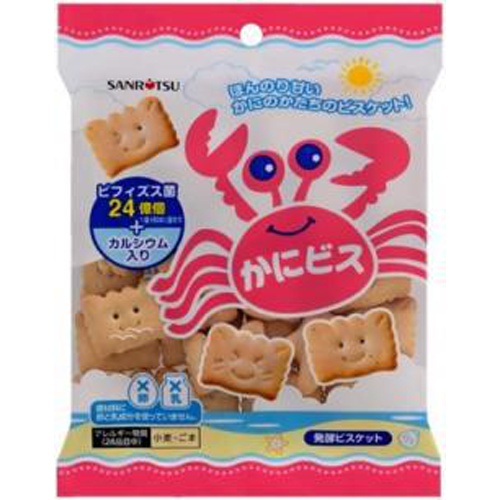 三立製菓 小袋かにビス ６０ｇ □お取り寄せ品 【購入入数２４個】