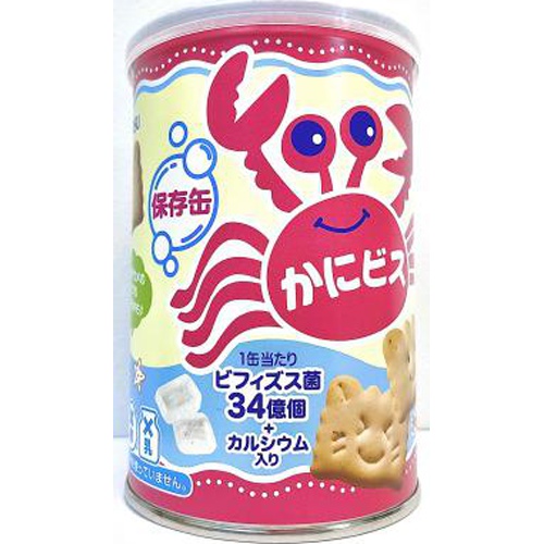 三立製菓 かにビス 保存缶１００ｇ 【数量限定】  【購入入数１２個】