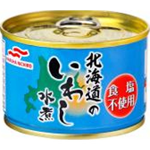 マルハ 北海道のいわし水煮 食塩不使用１５０ｇ 【今月の特売 ビン・缶詰】 △ 【購入入数１２個】